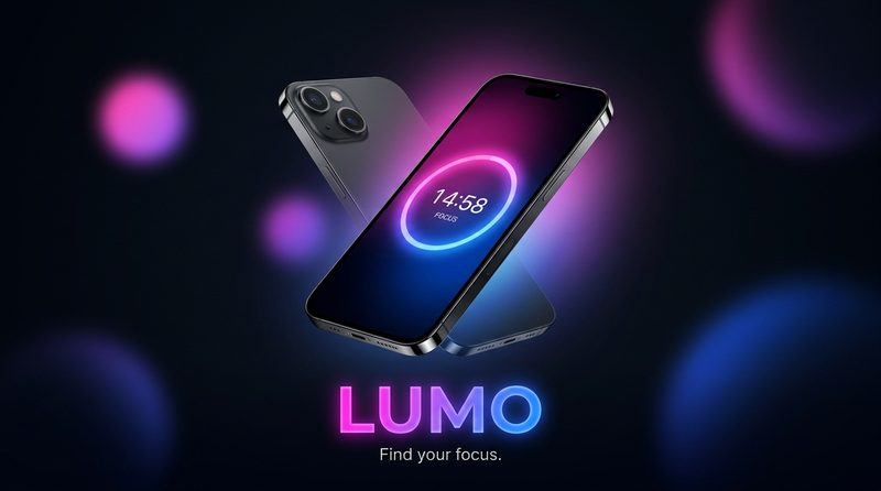 Lumo - Mobile App Landing Page Preview