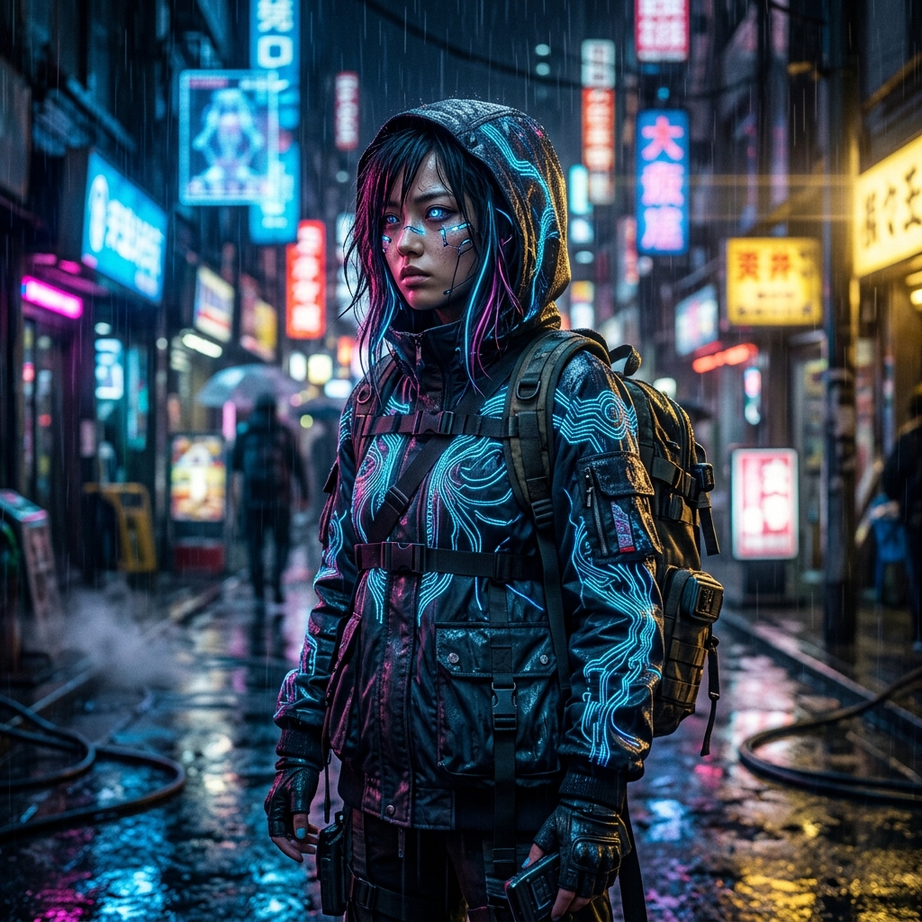 Cybernetic Nomad Portrait
